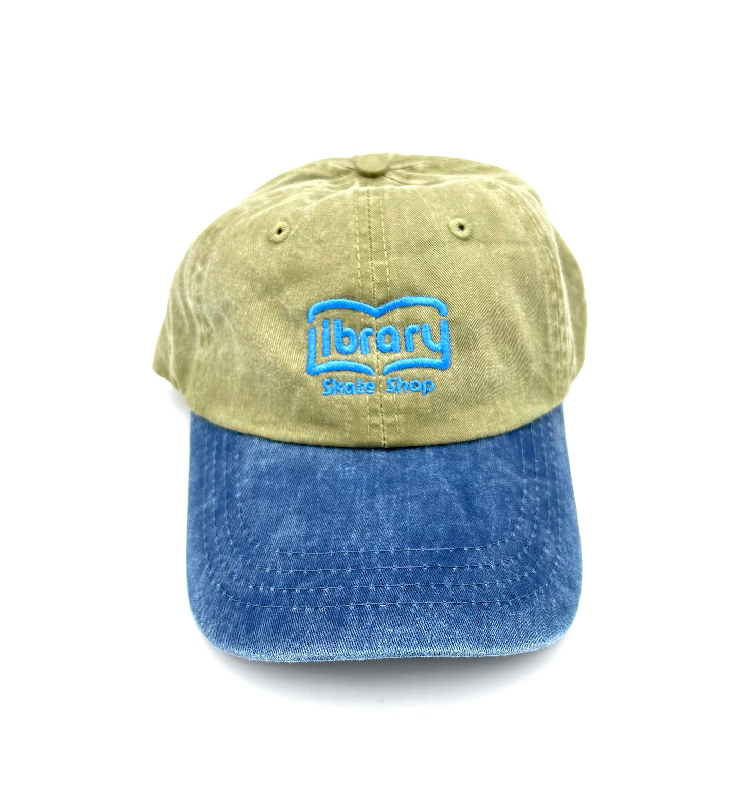 Library Dad Cap Khaki/Blue