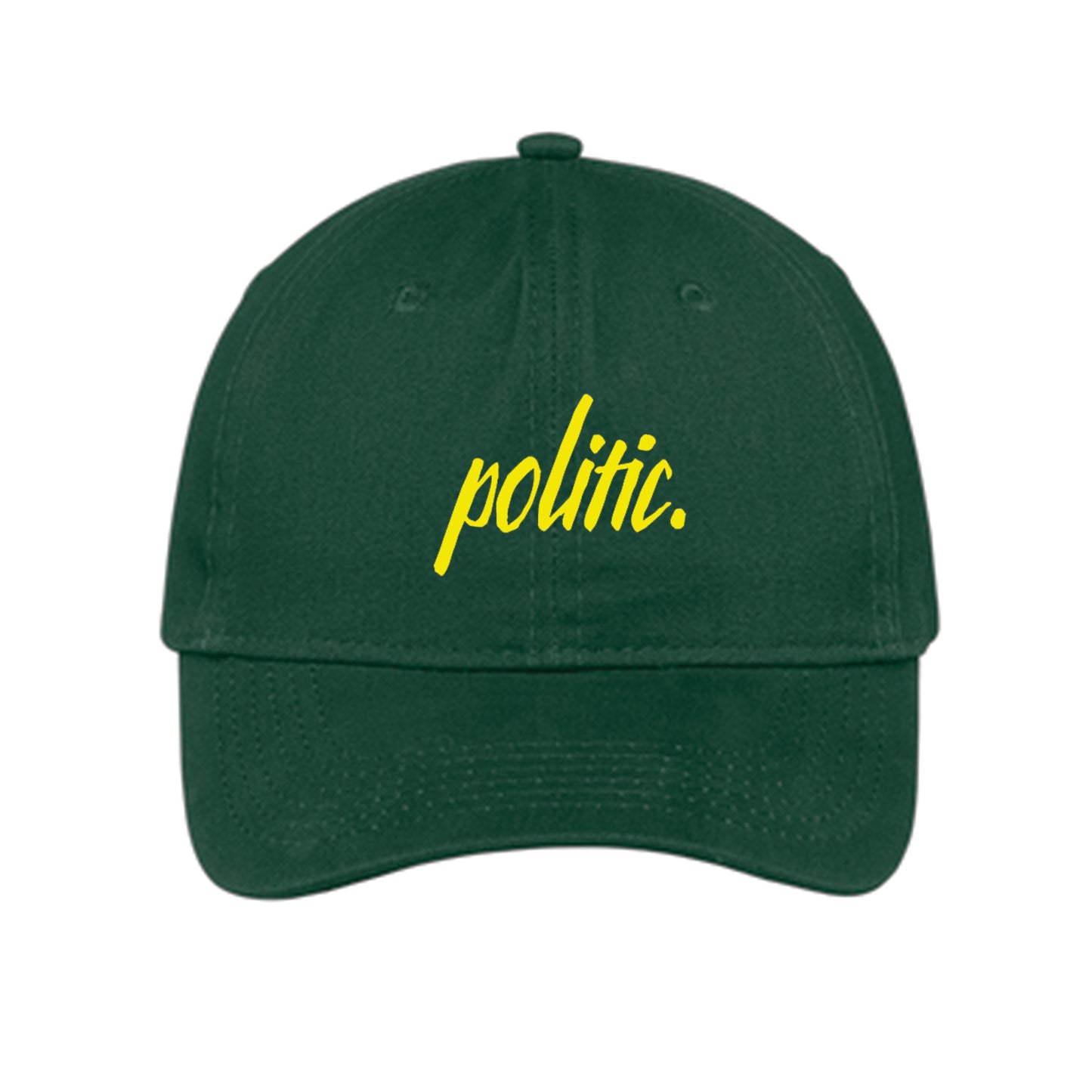 Politic Dad Hat Green