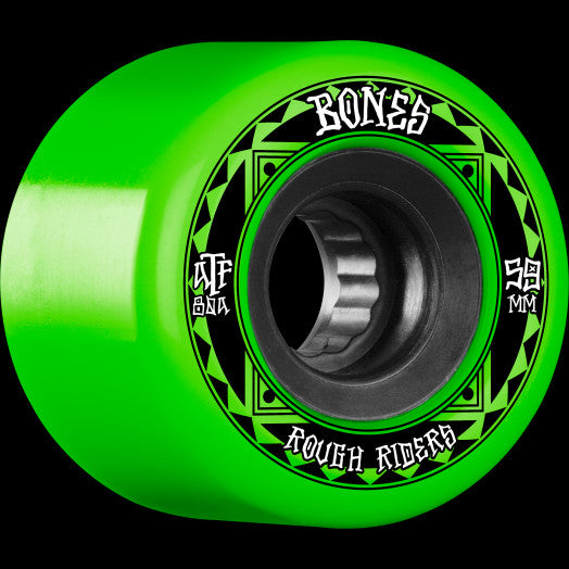 Bones ATF Rough Rider Wheels Green 59mm