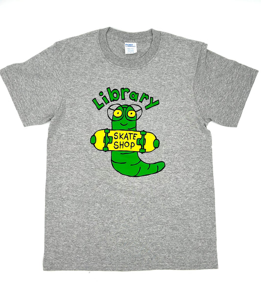Library Worm Youth Tee Athletic Heather