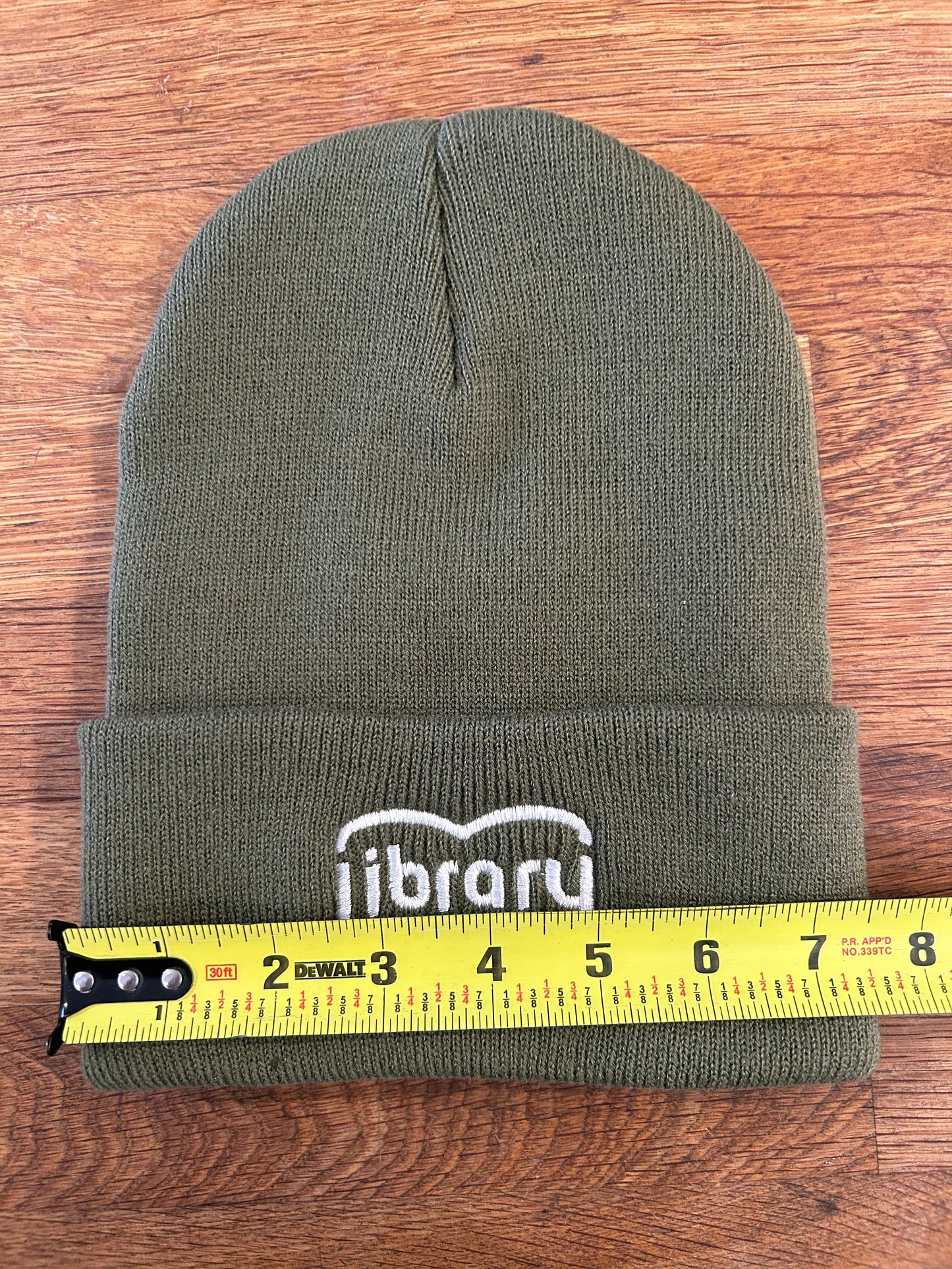 Library Beanie- Olive Drab