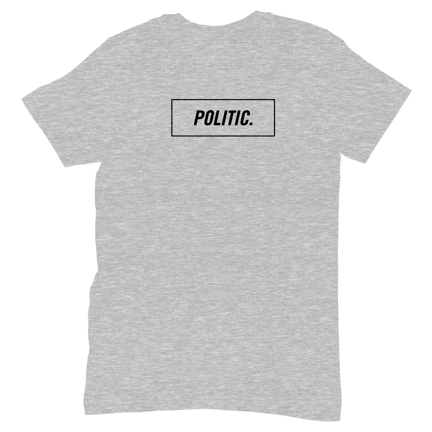 Politic Box Logo Tee Heather