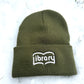 Library Beanie- Olive Drab