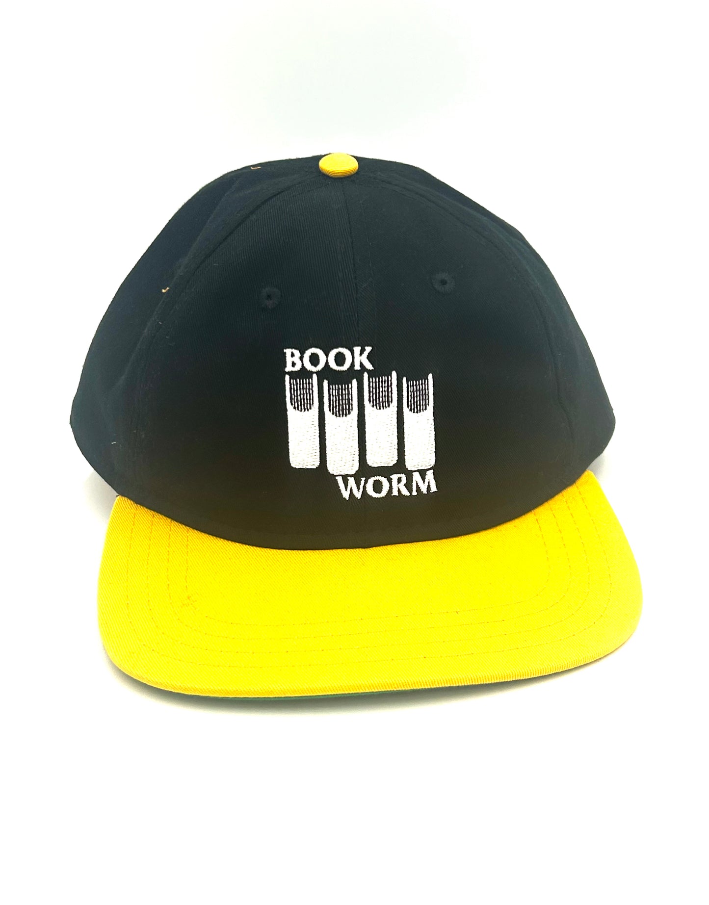 Library “Book Worm” Hat Black/Gold
