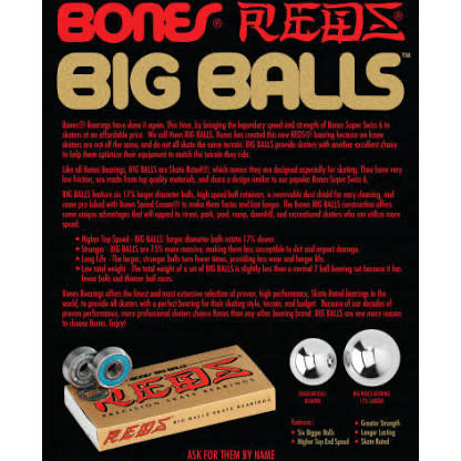 Bones Bearings- Reds Big Balls