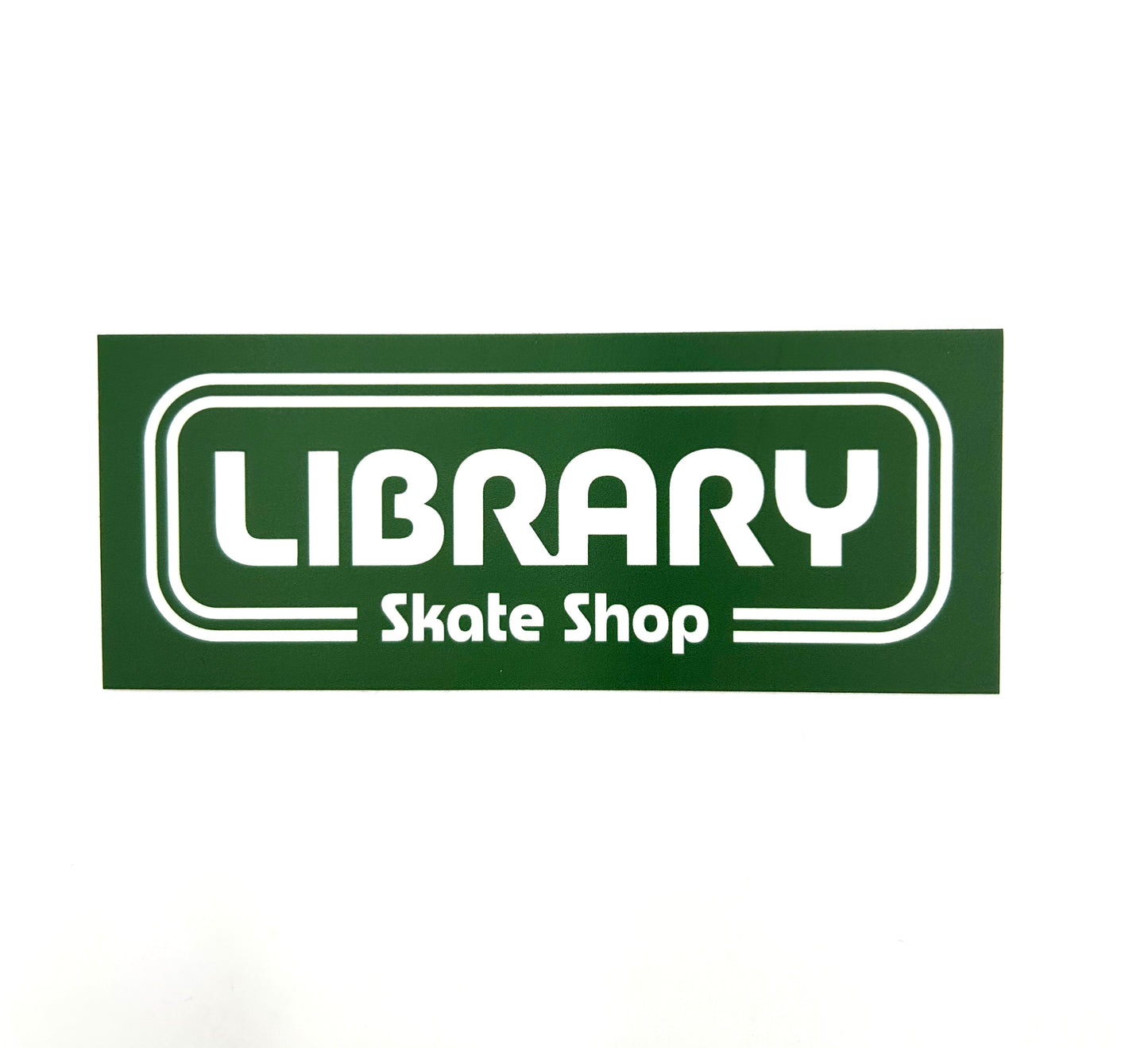 Library Sticker Green